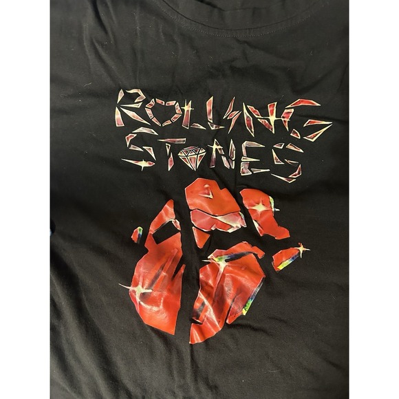 Rolling Stones Stones Tour 24 Hackney Diamonds Black T-Shirt Size 2XL - Picture 2 of 4
